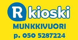 R-kioski Munkkivuori logo